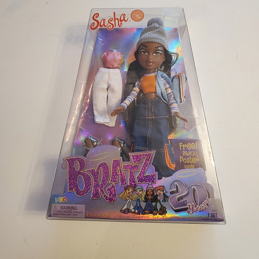 🆕Sasha Bratz Doll Set 20Years Collectible NIP